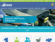 Tablet Screenshot of forumextendedcare.com